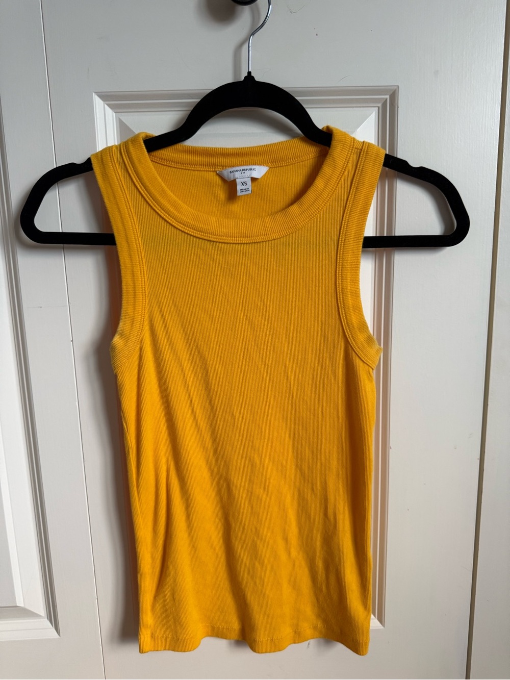Banana Republic Ribbed Tank Top - Yellow